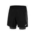 Road 2in1 7In  Laufshorts Herren - schwarz