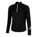 Icon 1/2 Zip Laufshirt Damen-Schwarz
