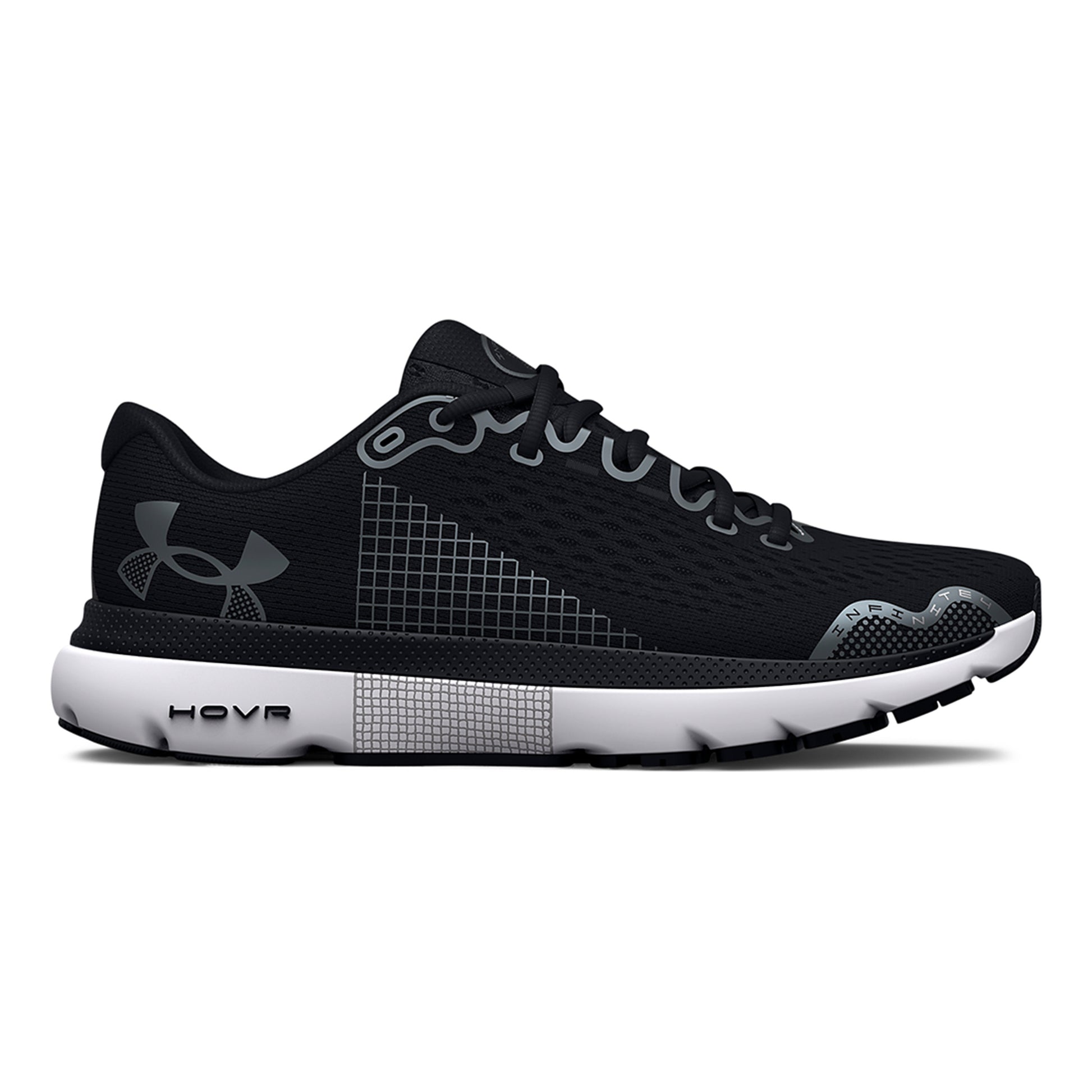 Under Armour HOVR Infinite 4 Neutralschuh Damen-Schwarz,Weiß