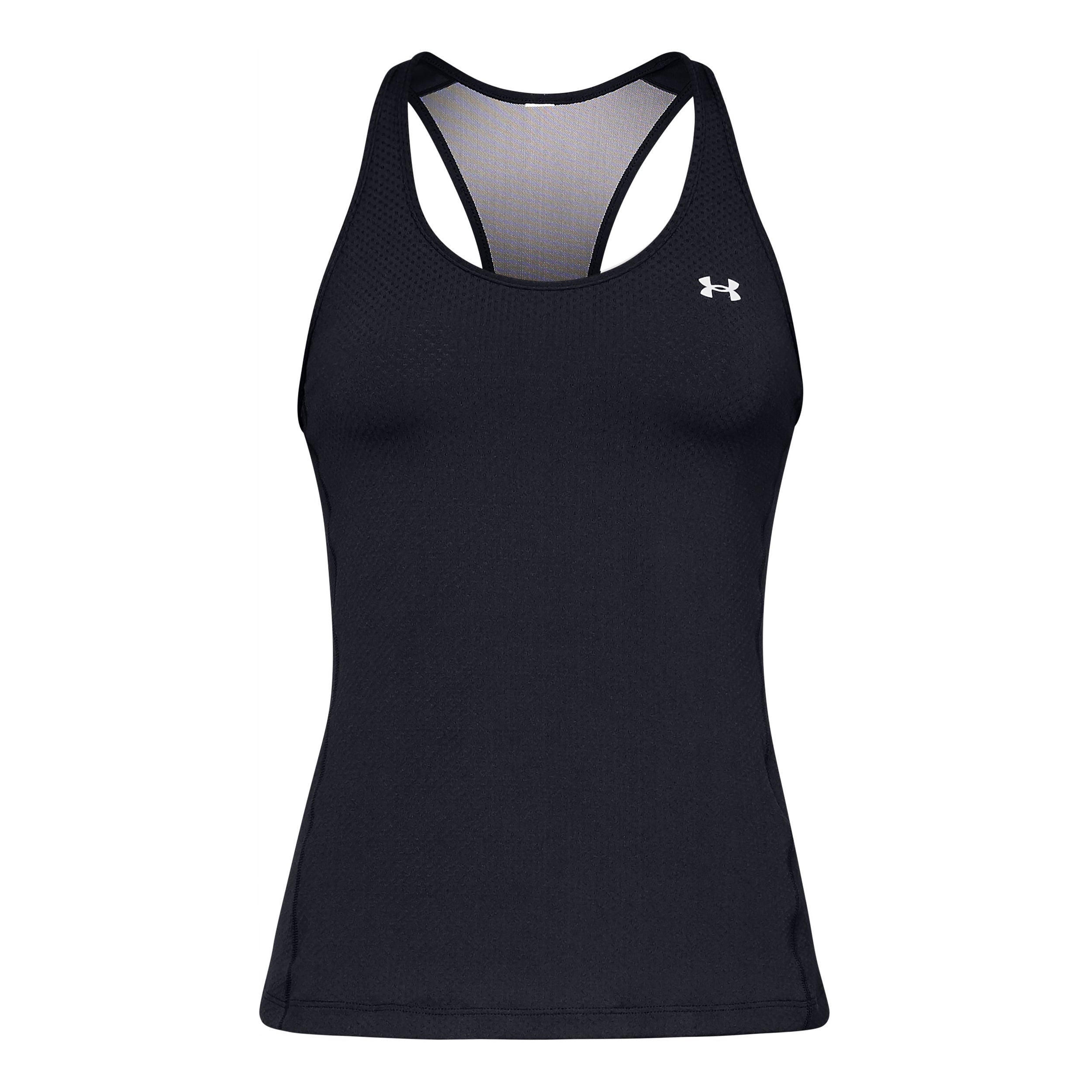 Under Armour Heatgear Racer Tank-Top Damen - schwarz, silber