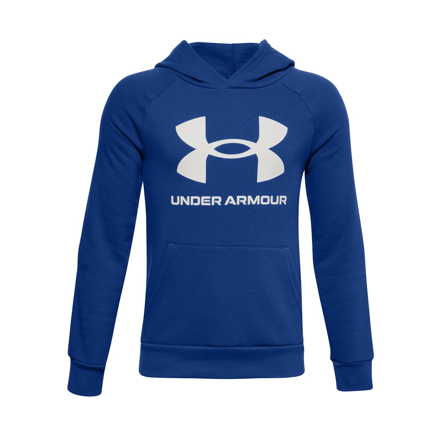 Under Armour Fleece Hoody Jungen - blau, weiß