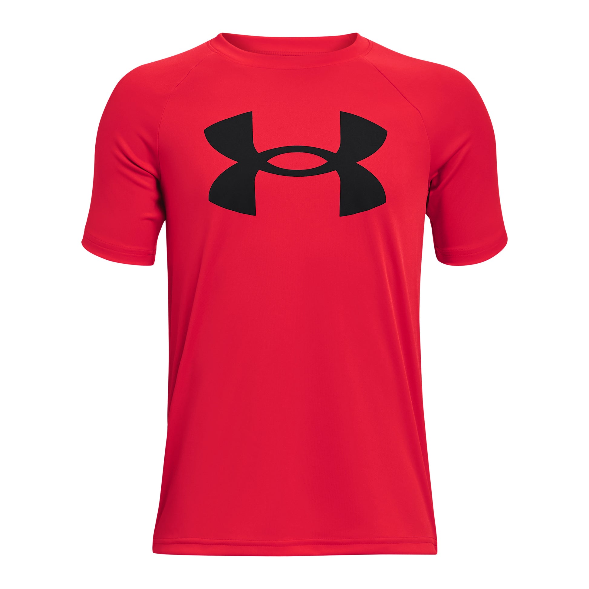 Under Armour Tech Big Logo T-Shirt Jungen - rot, schwarz