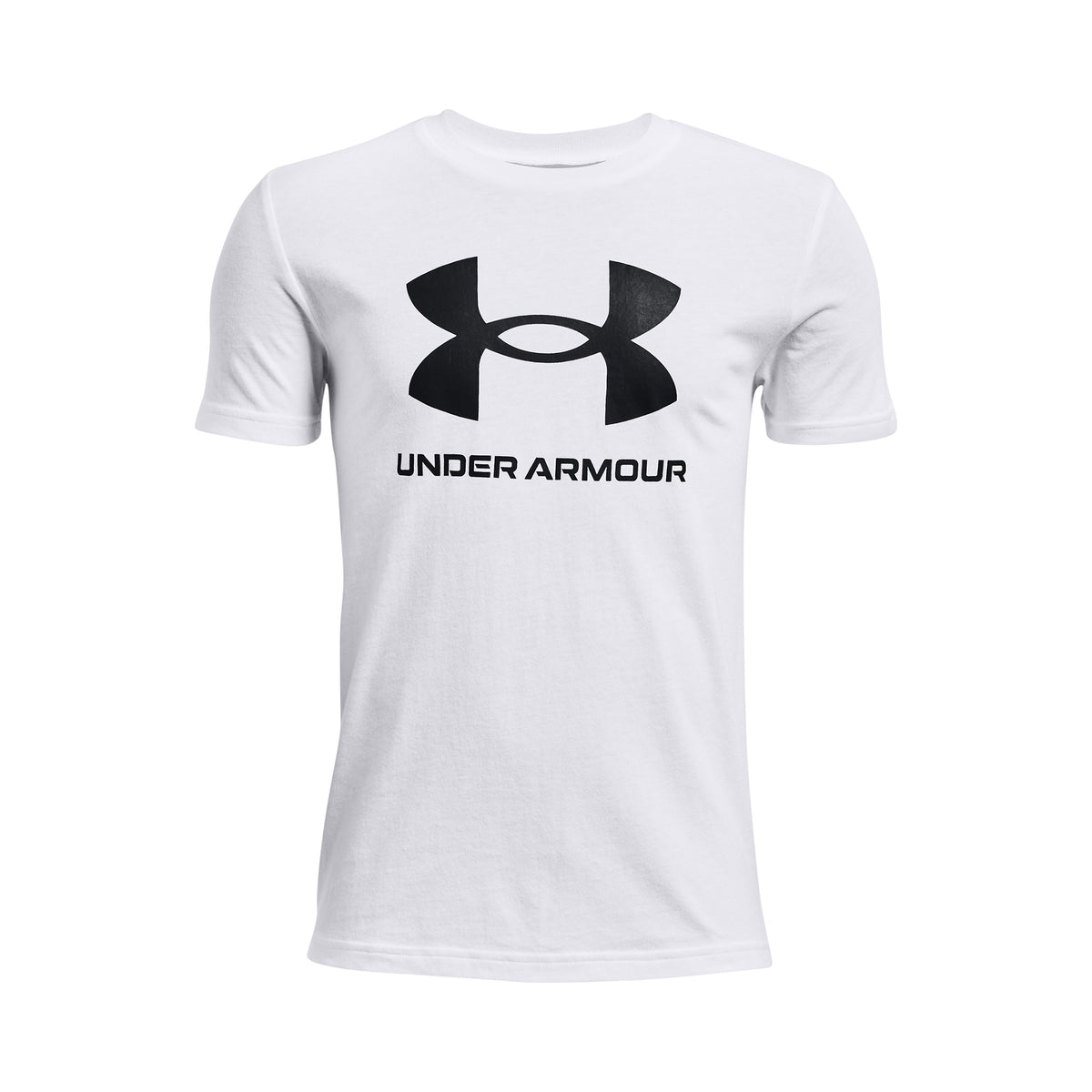 Under Armour Sportstyle Logo T-Shirt Jungen - weiß, schwarz