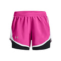 Fly By 2.0 2in1 Shorts Damen-Pink,Weiß