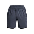Launch 7in 2in1 Shorts Herren - grau, schwarz