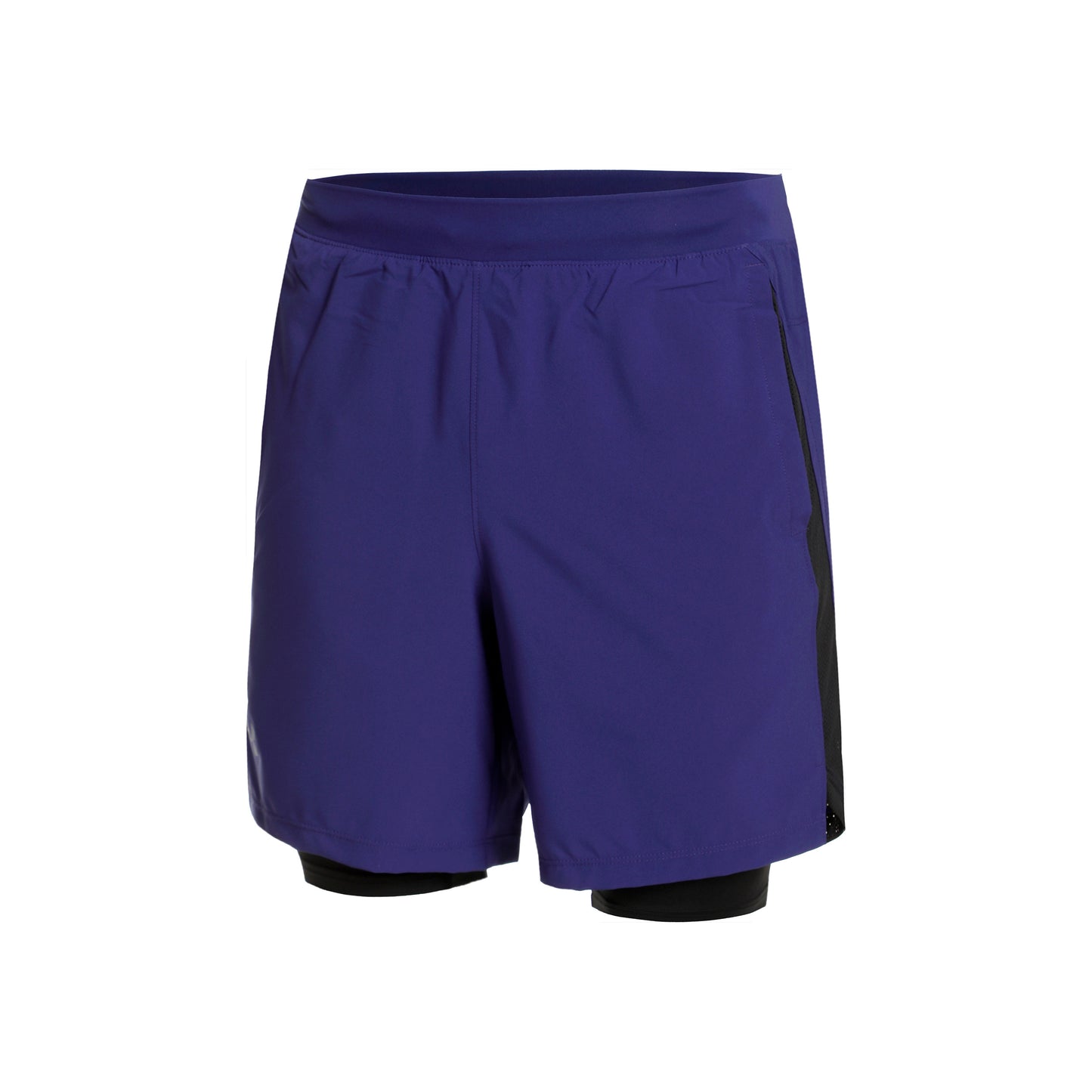 Under Armour Launch 7in 2in1 Shorts Herren - blau, schwarz