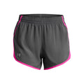 Fly By 3in Laufshorts Damen - grau, pink