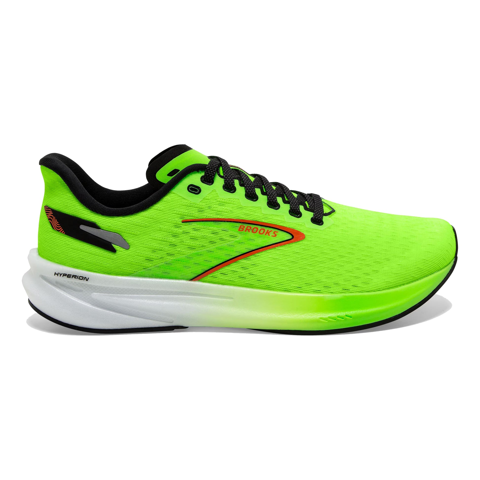 Brooks Hyperion Wettkampfschuh Herren - grün, weiß
