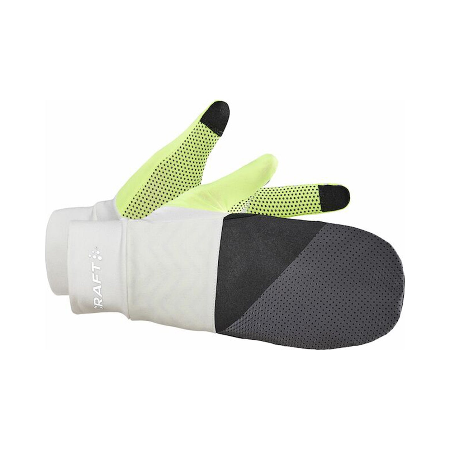 Craft ADV Lumen Hybrid Laufhandschuhe Unisex - weiß,