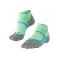 Endurance Cool Short Laufsocken Damen - mint, grau