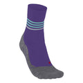 RU4 Endurance Reflect Laufsocken Damen - lila, grau