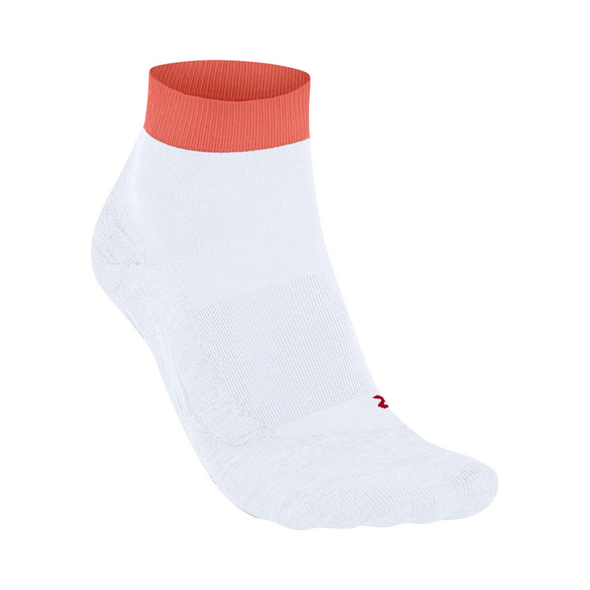 Falke RU4 Endurance Short Laufsocken Damen - weiß, koralle