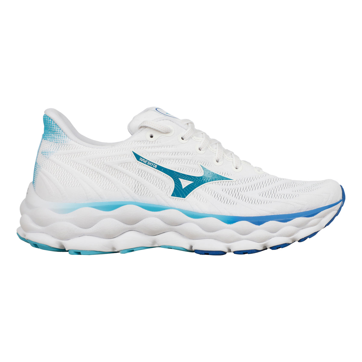 Mizuno Wave Sky 8 Neutralschuh Damen - weiß, türkis