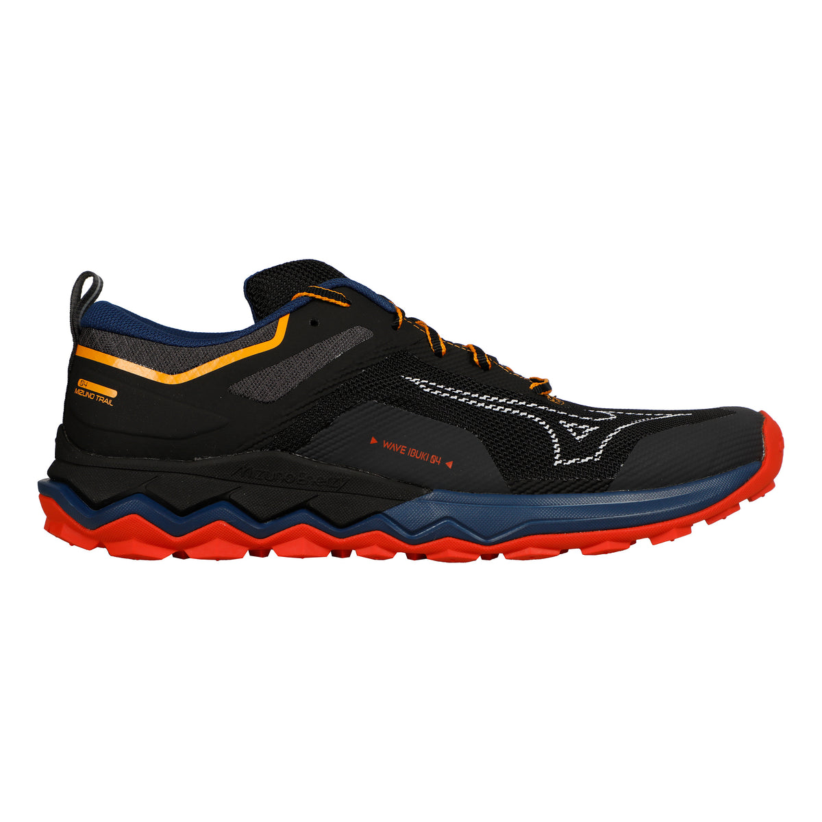 Mizuno Wave Ibuki 4 Trailschuh Herren - schwarz, orange