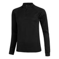 First Mile Mid Layer Lauftop Damen - schwarz,