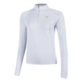 Velocity Cloudspun 1/4 Zip Laufshirt Damen-Blau