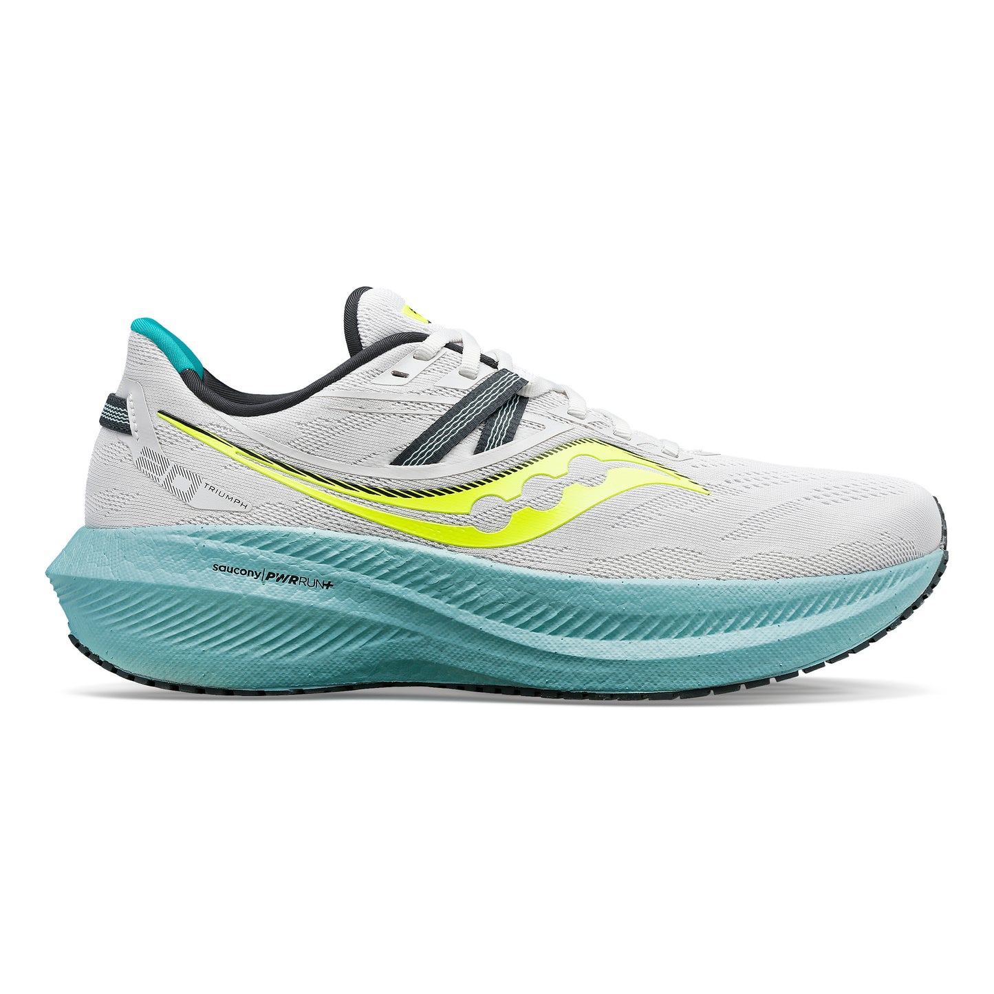 Saucony Triumph 20 Neutralschuh Herren - weiß, hellblau
