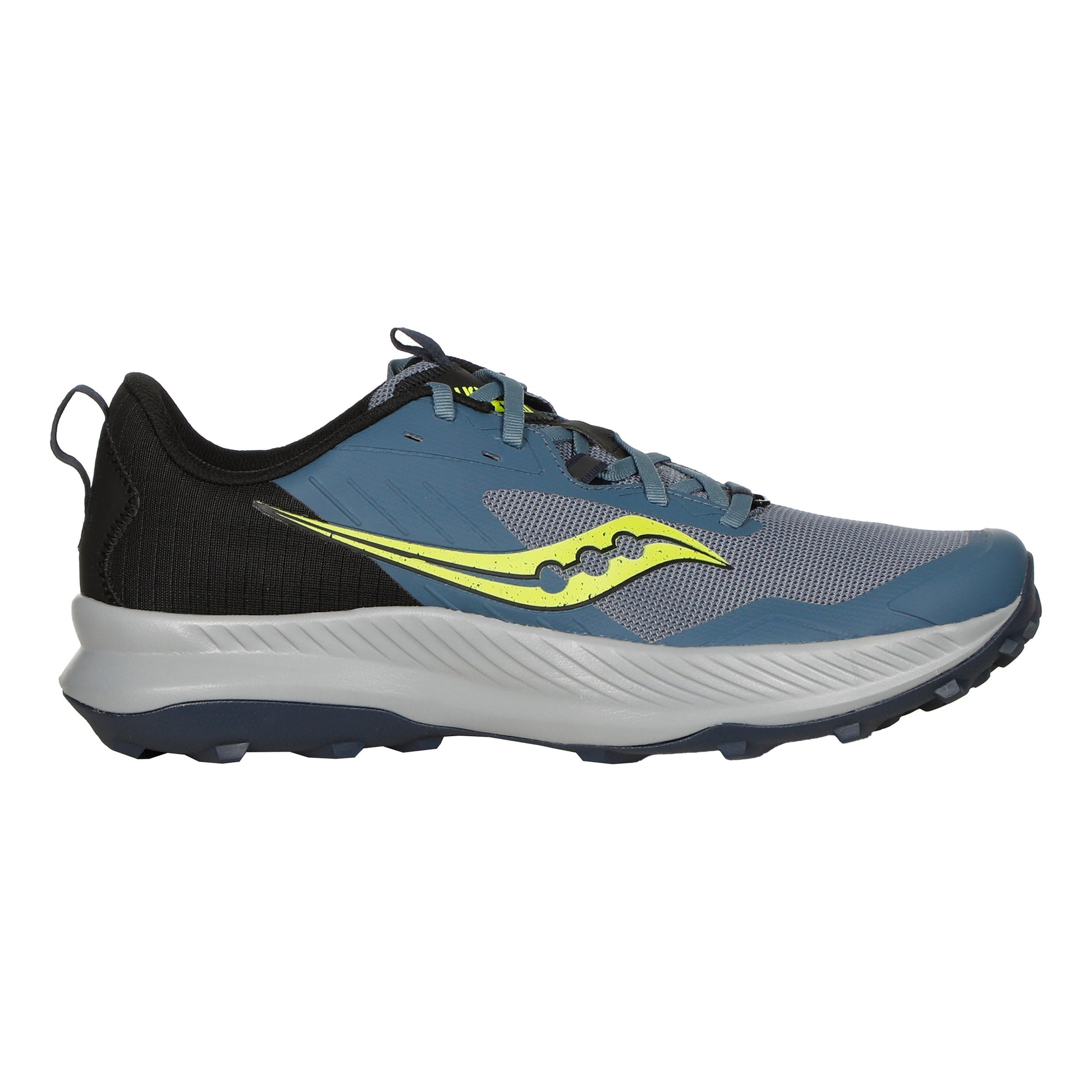 Saucony Blaze TR Trailschuh Herren - blau, neongelb