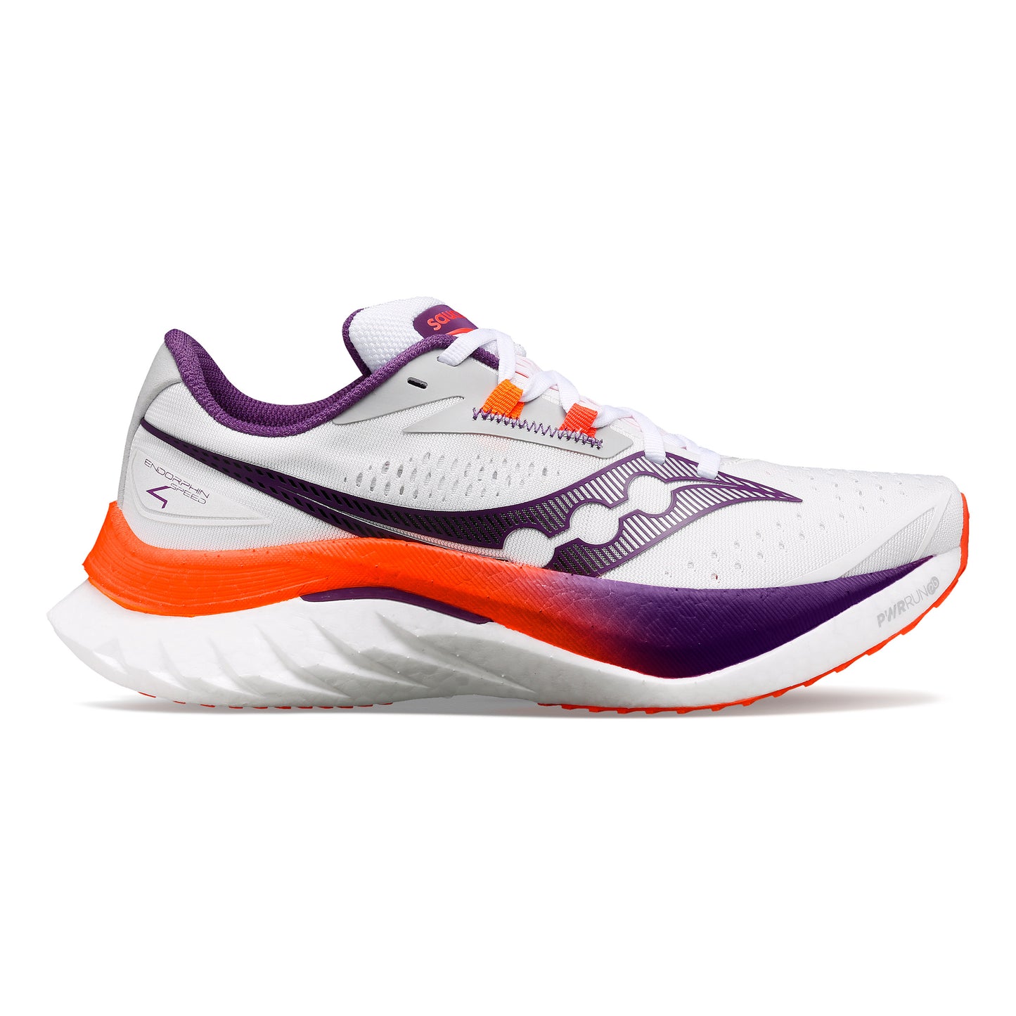 Saucony Endorphin Speed 4 Wettkampfschuh Damen - weiß, koralle