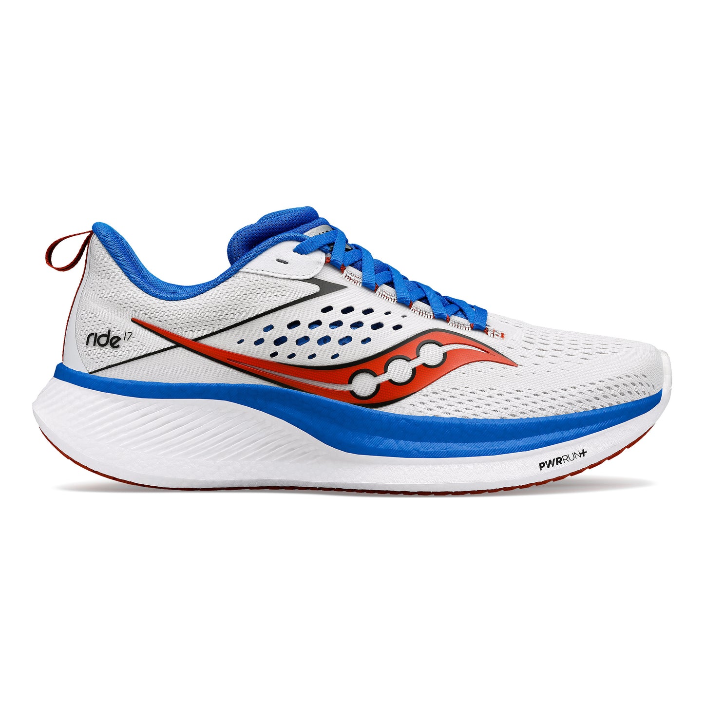 Saucony Ride 17 Neutralschuh Herren - weiß, blau