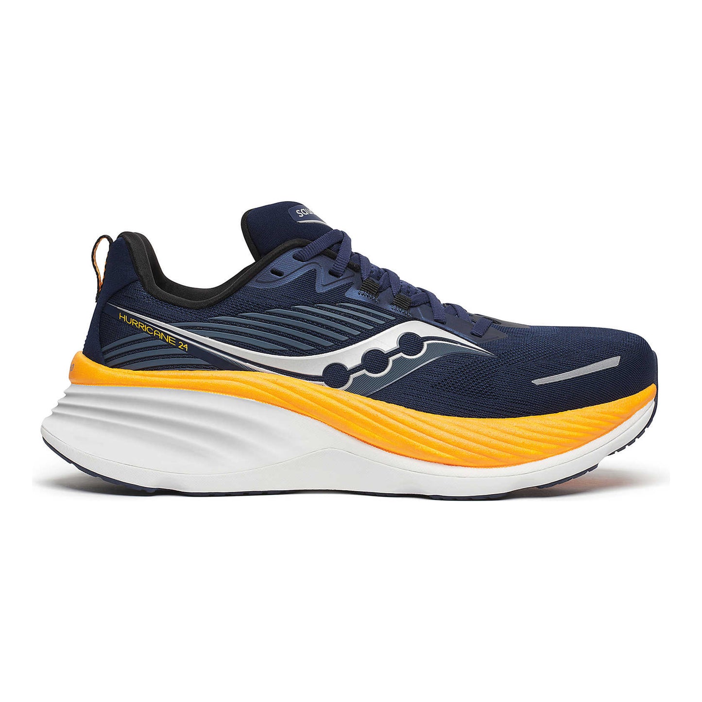 Saucony Hurricane 24 Stabilitätsschuh Herren - dunkelblau, orange