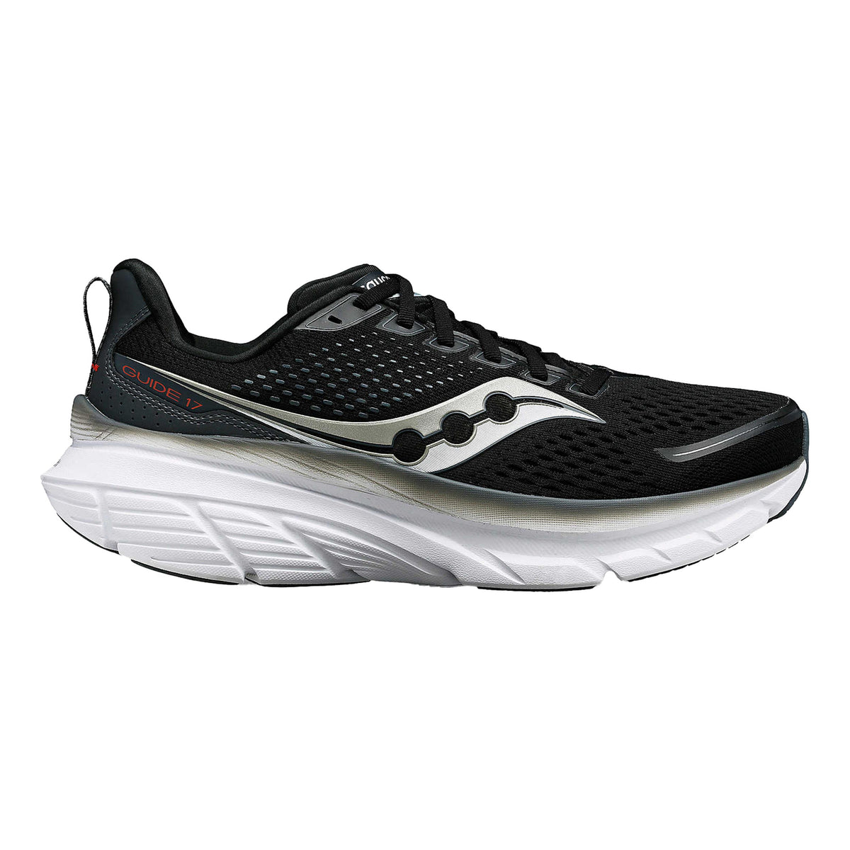 Saucony Guide 17 Stabilitätsschuh Herren - schwarz, grau