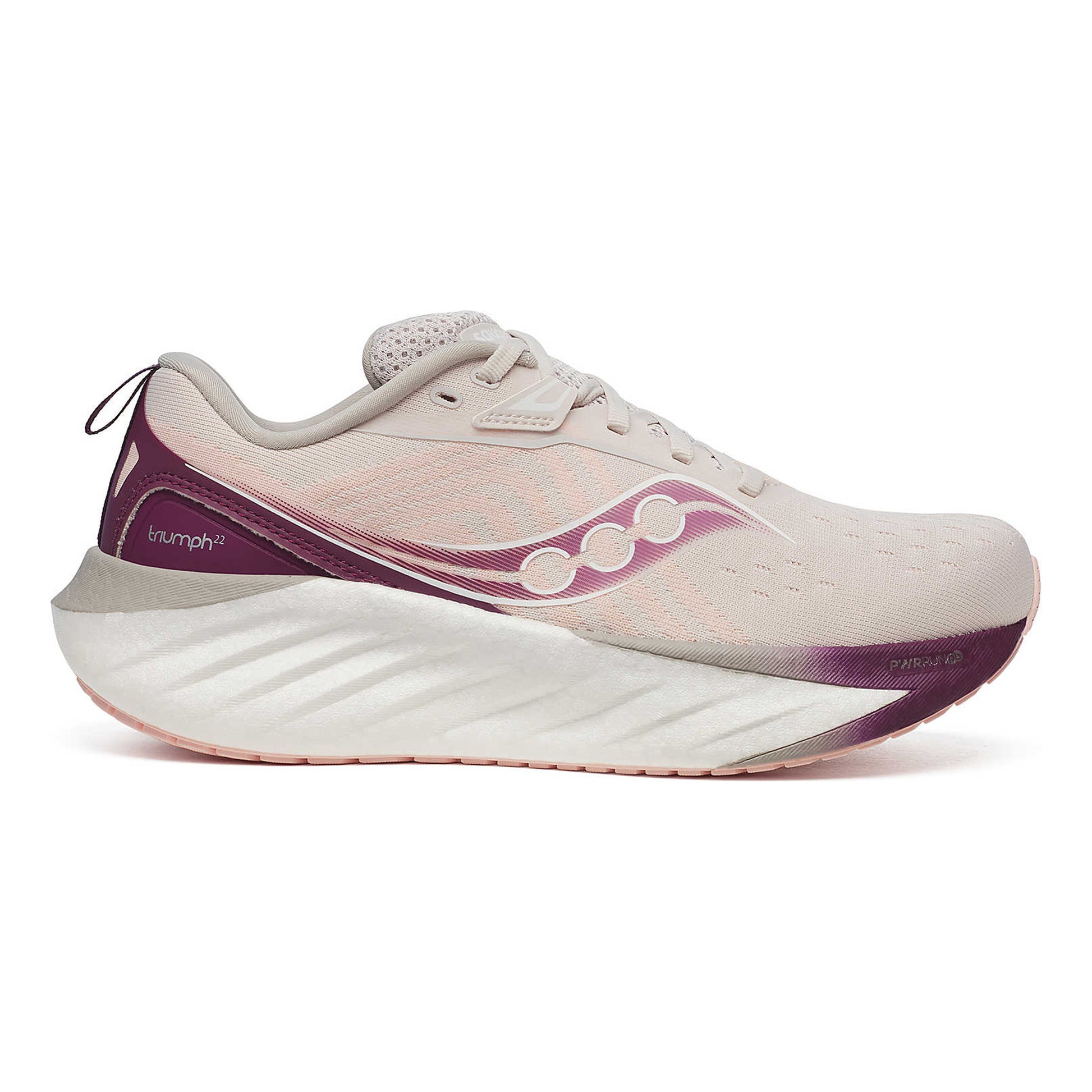 Saucony Triumph 22 Neutralschuh Damen - weiß, lila