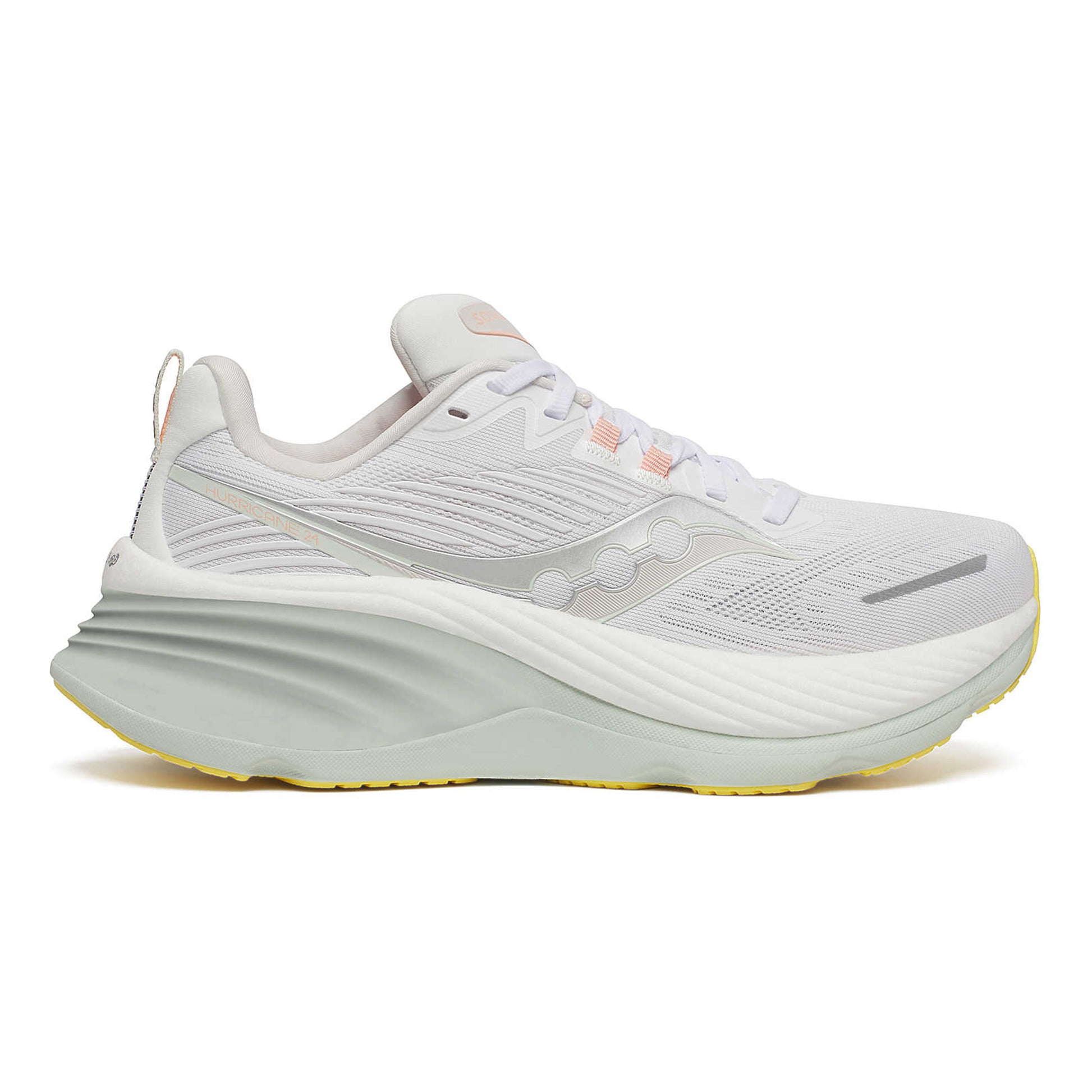 Saucony Hurricane 24 Stabilitätsschuh Damen - weiß,
