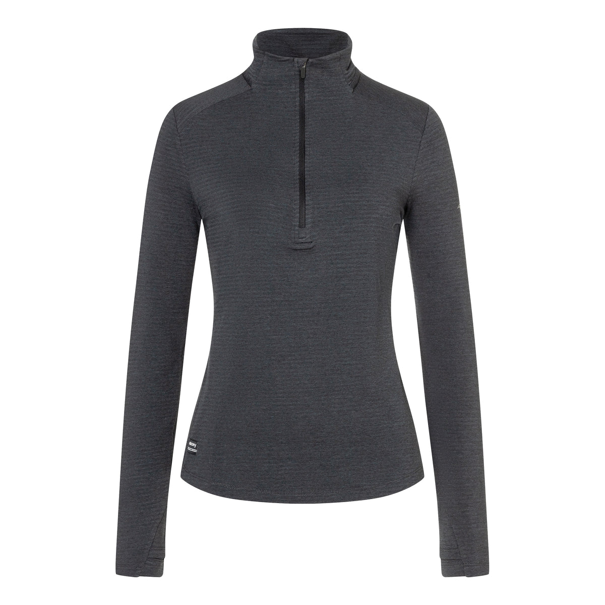 Saucony Triumph 3D Half-Zip Lauftop Damen-Schwarz