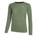 Essential Seamless Crew Neck Longsleeve Damen - grün,