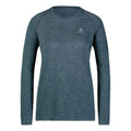 Essential Seamless Crew Neck Longsleeve Damen - dunkelgrau,