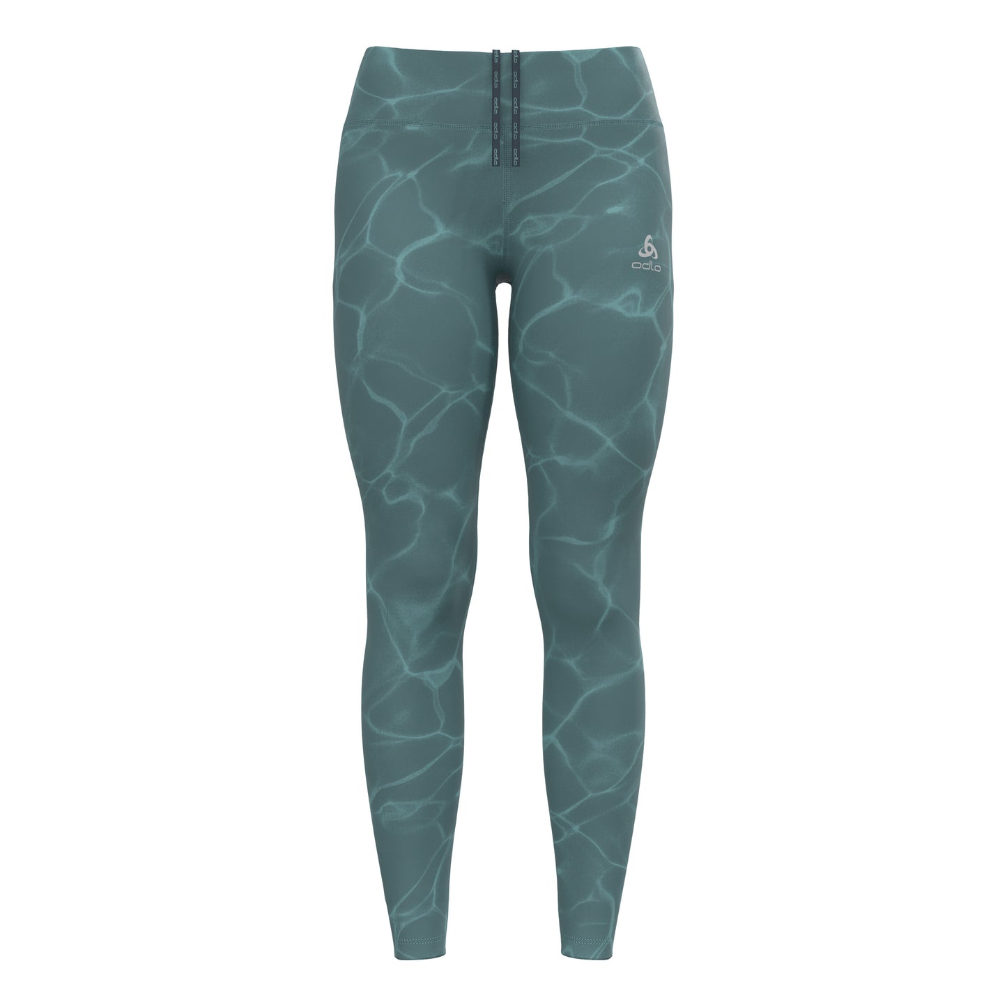 Odlo Zeroweight Print Lauftight Damen-Blaugrau