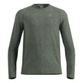 Essential Seamless Crew Neck Longsleeve Herren-oliv