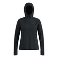 X-Alp Midlayer  Laufshirt Damen - schwarz