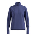 Essential Thermal Midlayer 1/2 Zip Laufshirt Damen-Blau