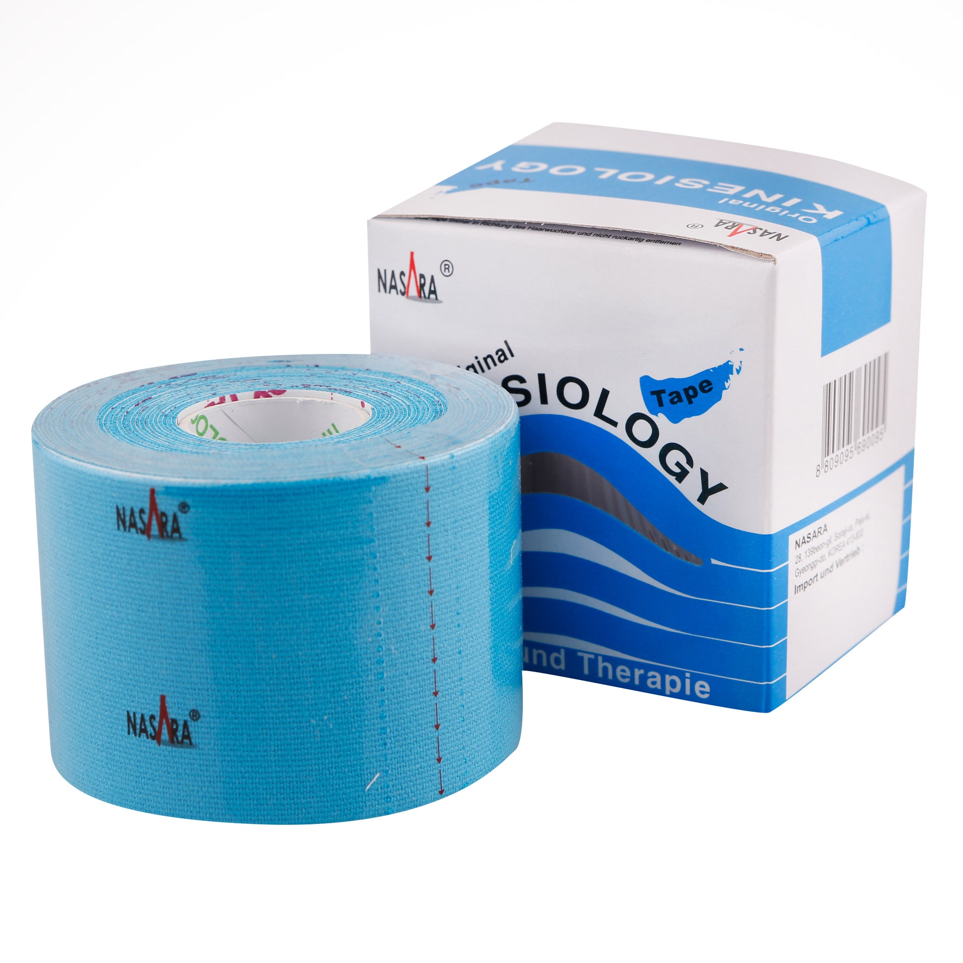 Nasara Kinesiologie Tape 1 Rolle-Blau