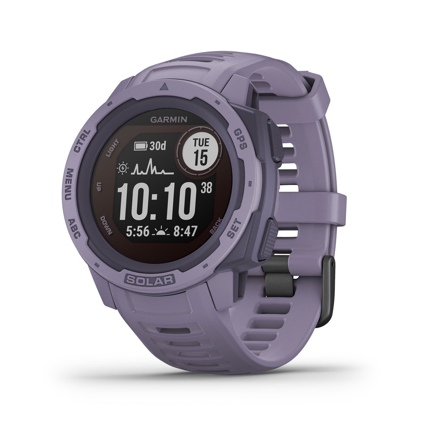 Garmin Instinct Solar Pulsuhr -flieder,lila