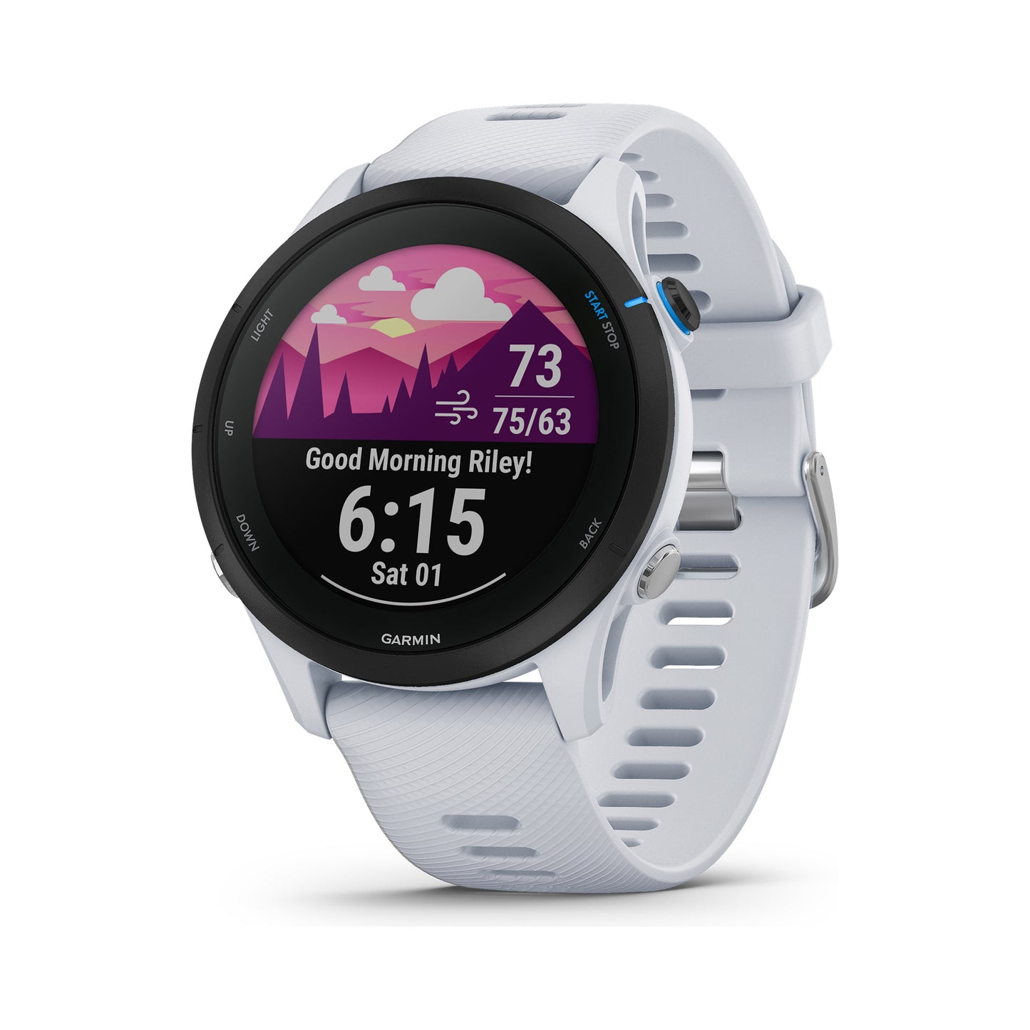 Garmin Forerunner 255 Music Pulsuhr-Weiß