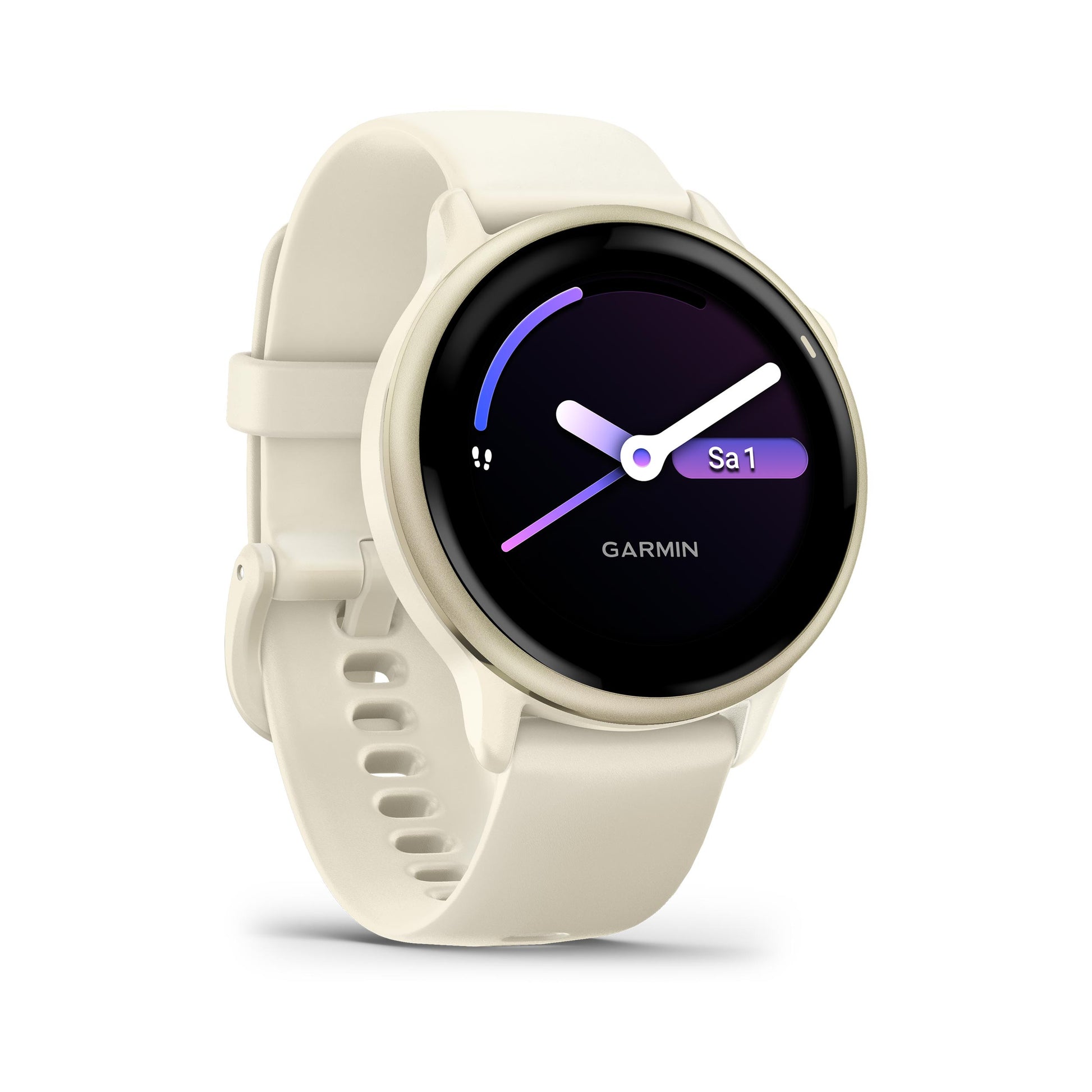 Garmin Vivoactive 6 Pulsuhr-Weiß,Gold
