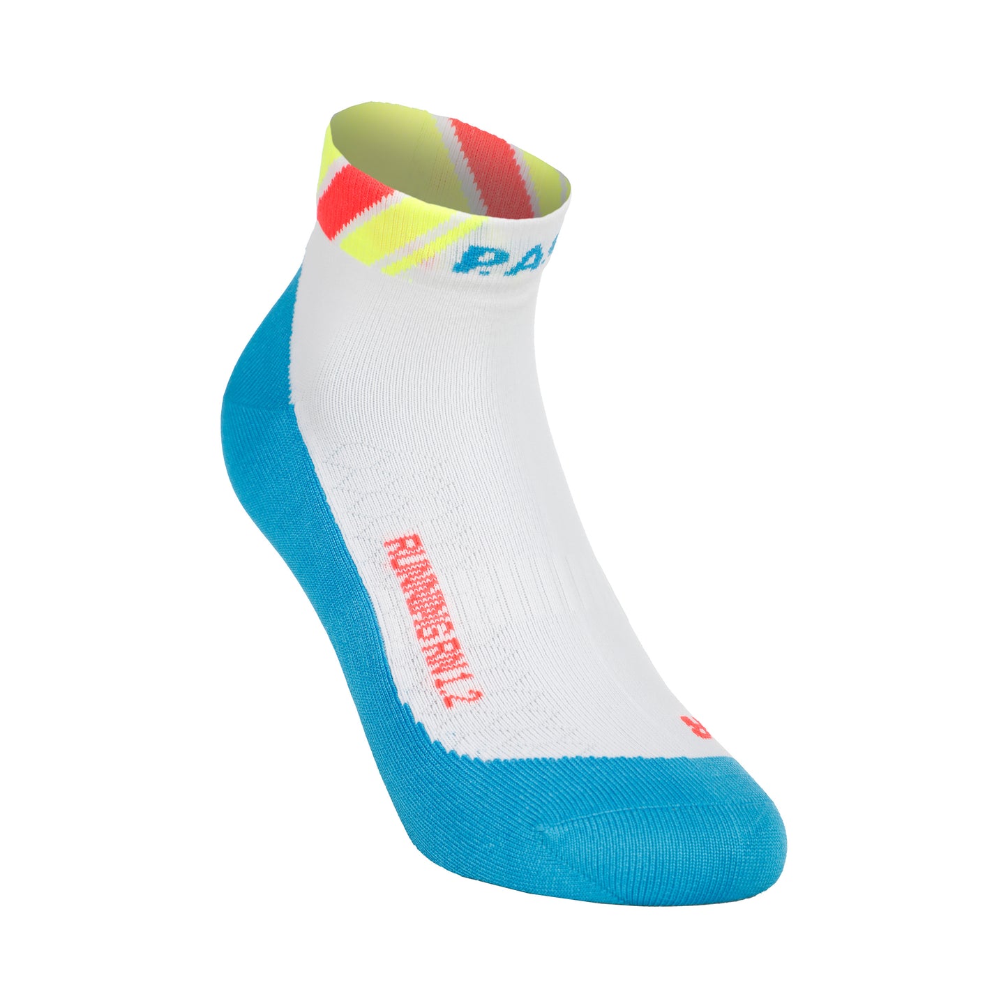 P.A.C. RN 1.2 Reflective Ultralight Speed Laufsocken Herren-Weiß,Blau
