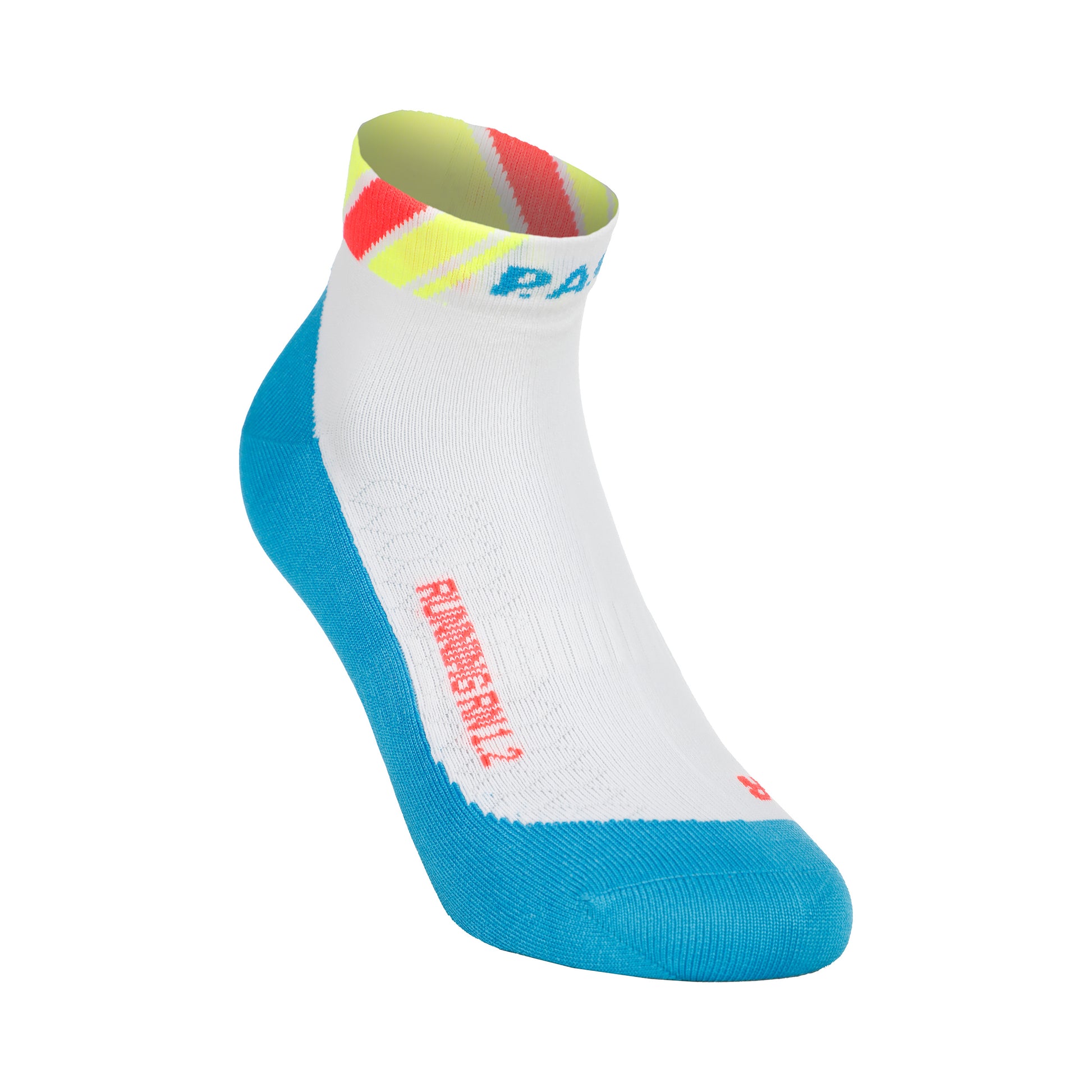 P.A.C. RN 1.2 Reflective Ultralight Speed Laufsocken Herren-Weiß,Blau