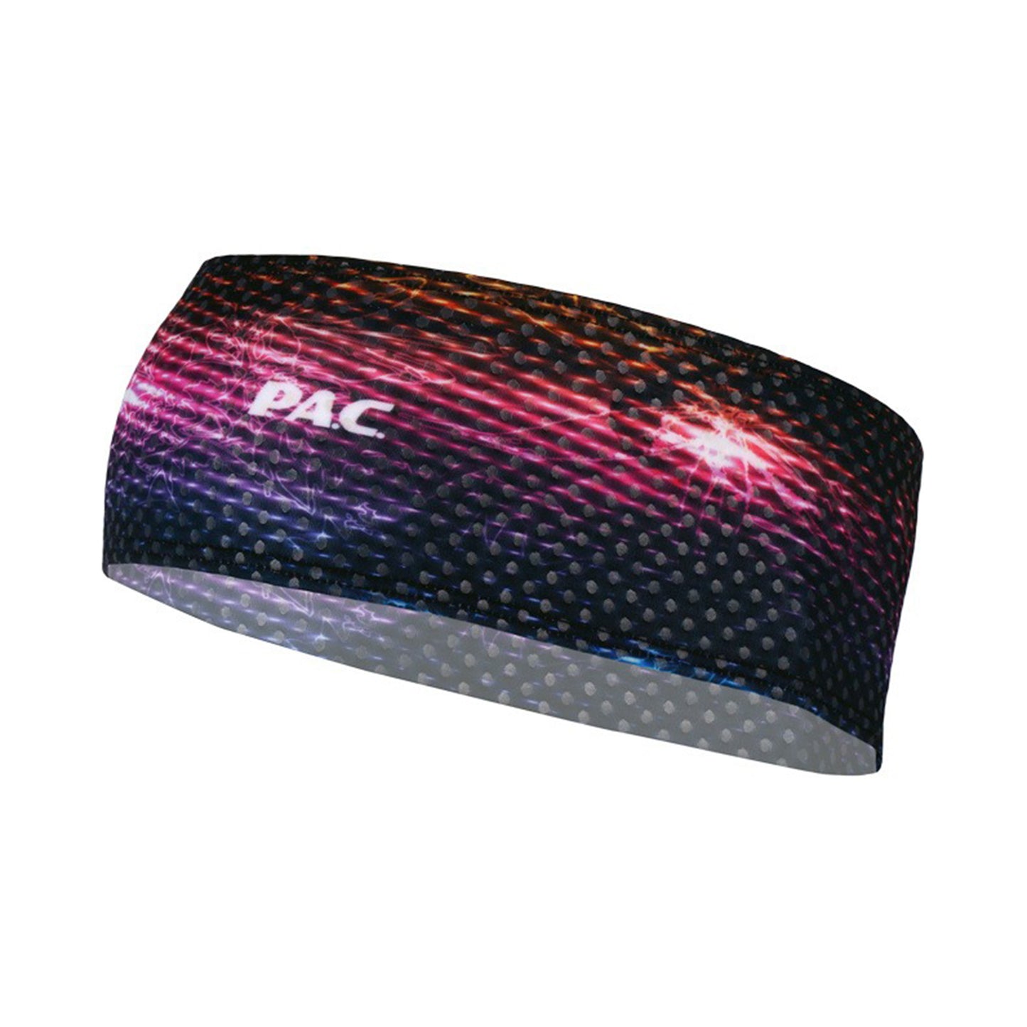 P.A.C. Reflector Stirnband-Schwarz,Mehrfarbig