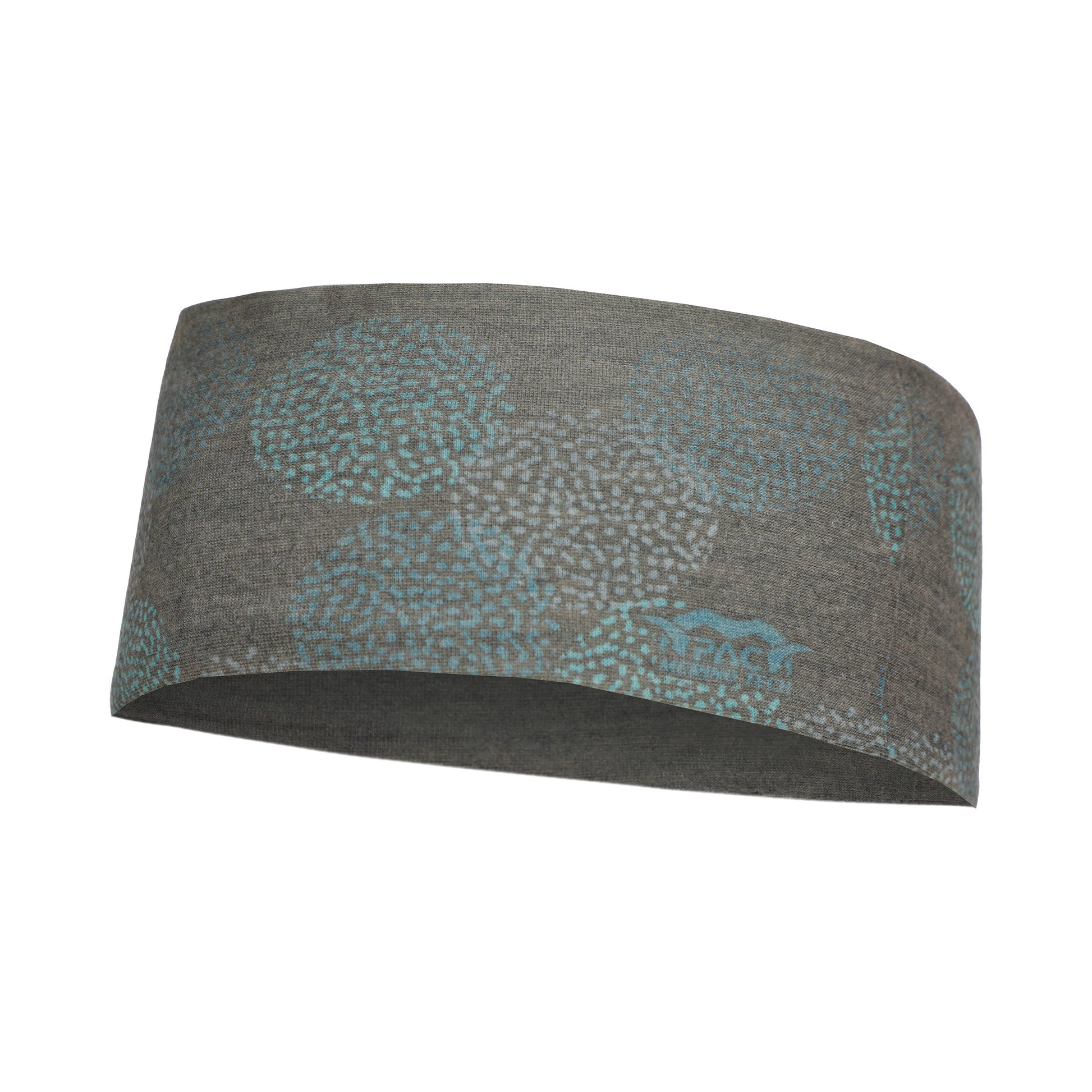 P.A.C. Recycled Merino Tech Stirnband-Grau,Mint