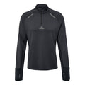 Mesa Half-Zip Lauftop Herren - schwarz,