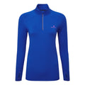 Core Thermal 1/2 Zip Laufshirt Damen-Blau