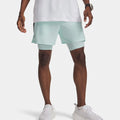 Launch 5in 2in1  Laufshorts Herren-mint, schwarz
