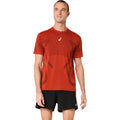 Road Seamless  Laufshirt Herren - dunkelrot
