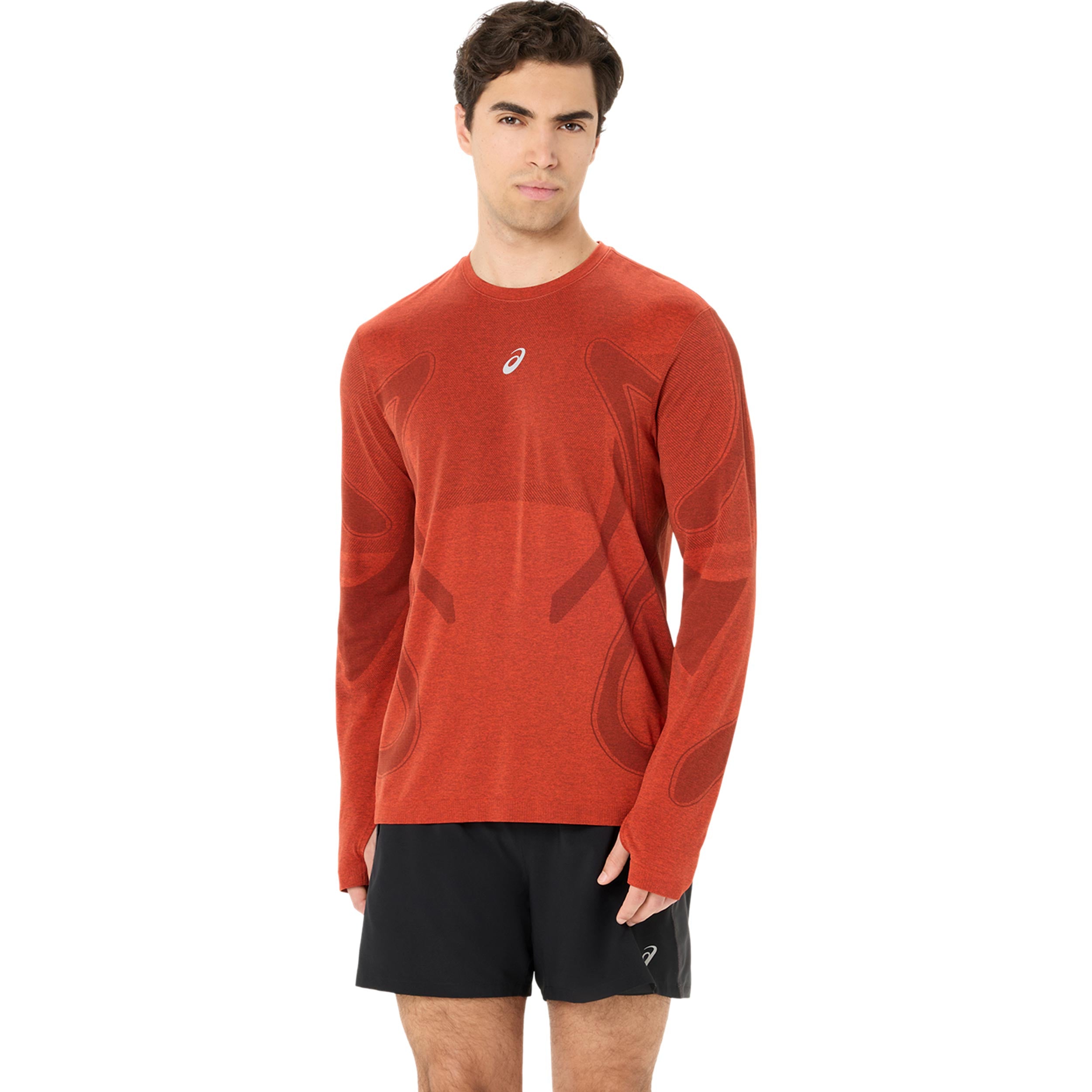 ASICS Road Seamless  Laufshirt Herren - dunkelrot