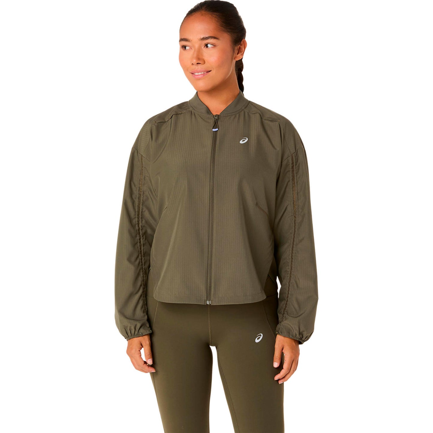 ASICS Nagino Adjustable  Laufjacke Damen - grün