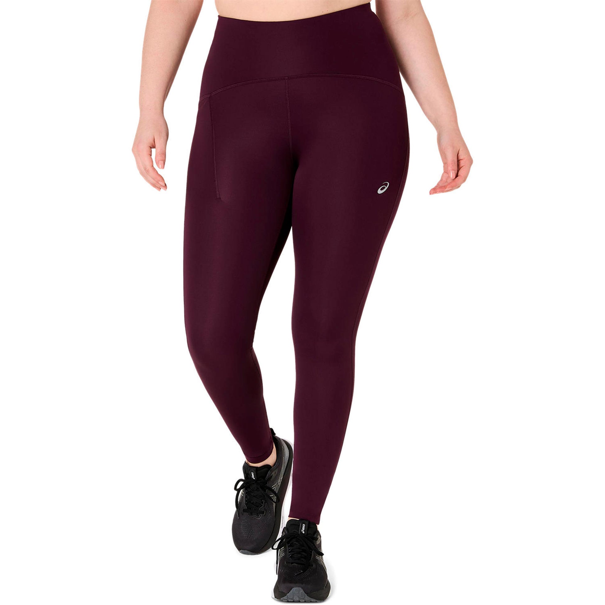 ASICS Road High Waist  Lauftight Damen - berry